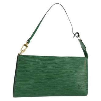 Louis Vuitton Pre-owned Shoulder Bags, female, Green, Size: ONE SIZE Pre-owned Vintage Shoulder Bag