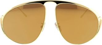 Loewe Stijlvolle Zonnebrillen voor zonnige dagen - unisex - Zonnebrillen - Geel - ONE Size - Accessoires