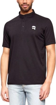 Karl Lagerfeld Polo shirt - Heren - Polos - Zwart - M - Katoen - Tops