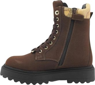 Alviero Martini 1A Classe Veterschoenen - Dames - Veterlaarzen - Bruin - 38 EU - Leer - Schoenen