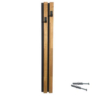 OEM Perchero De Madera Con Listones De 98 Cm, M&oacute;dulo De 12 Cm