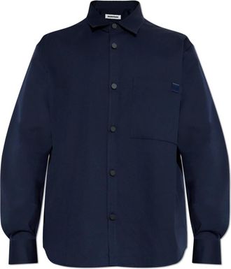 Darkpark Katoenen overhemd - Heren - Casual Overhemden - Blauw - L - Katoen - Overhemden