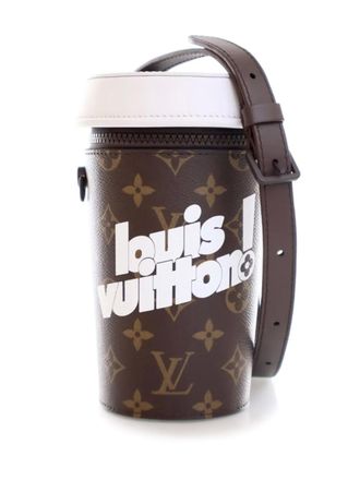 Louis Vuitton 2021-2025 Monogram Coffee Cup Pouch crossbody bag - Brown