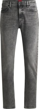 HUGO BOSS Jeans, Heren, Grijs, W33 L34, Denim, Denim Mode Jeans