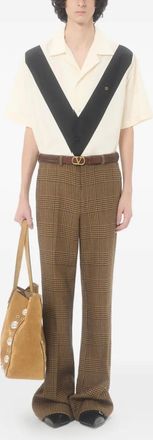 Valentino Garavani Camicia stile bowling in cotone - Toni neutri
