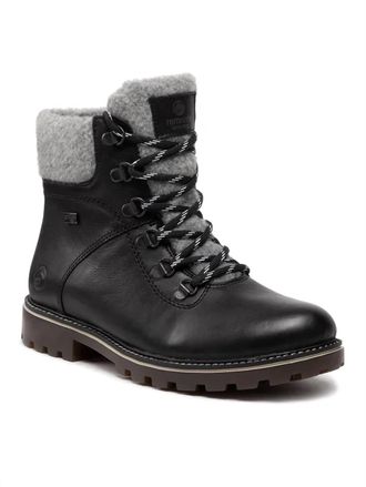 Remonte Womens Ankle Bootie In Black Fog