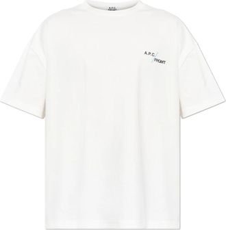 A.P.C. Cohsl T-shirt - Heren - T-shirts - Wit - S - Katoen - Tops