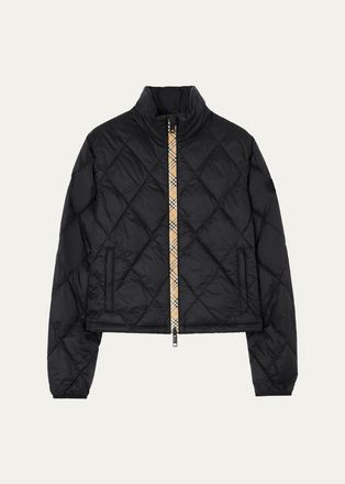 Burberry Bramford Quilted Zip Jacket