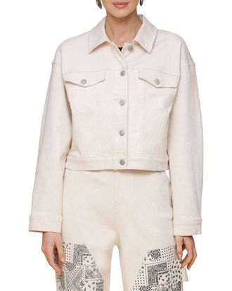 Avec Les Filles Heart Inset Trucker Jacket