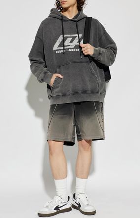 Off-white Hoodie, Mens, Grey