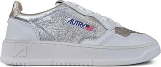 Autry Sneakers Medalist Low WMNS White/Silver - Bianco