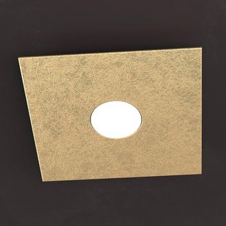 Top-Light Applique Moderna Eccentric Metallo Foglia Oro 1 Luce Gx53