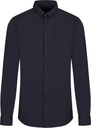 A|X Armani Exchange Hemd - Heren - Casual Overhemden - Blauw - S - Overhemden