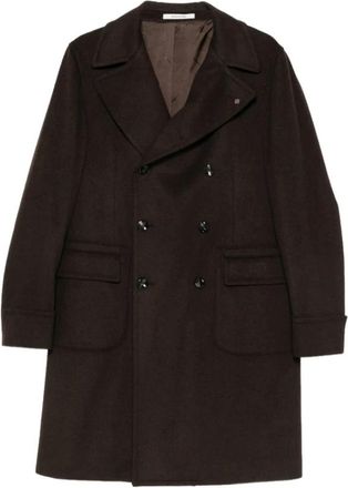 Tagliatore Carlo M3404 Jas - Heren - Mantel - Bruin - L - Jassen