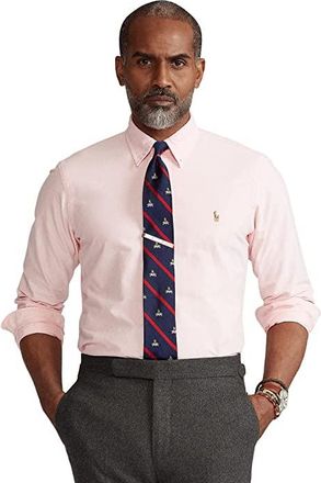 Polo Ralph Lauren Classic Fit Oxford Shirt Mens Clothing Pink : 2XL, Cotton