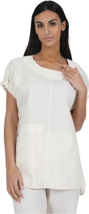 Meimeij Klassiek T-shirt voor mannen en vrouwen - Dames - T-shirts - Wit - S - Tops