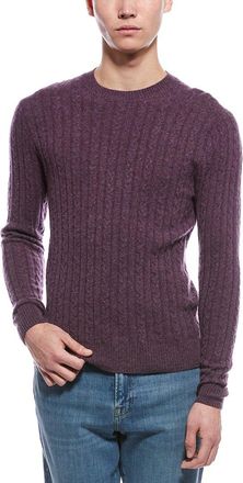 Raffi Cashmere Cable Crewneck Sweater