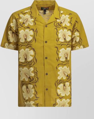 Patagonia short sleeve shirt chest pocket floral