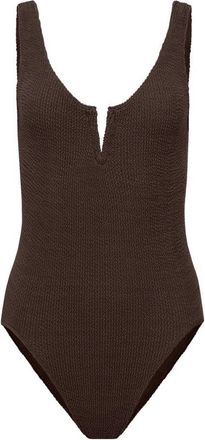 Sorbet Island AVA Badpak uit &eacute;&eacute;n stuk - Dames - Badpakken - Bruin - ONE Size - Polyester - Badmode