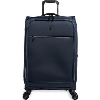 SwissGear Travel Gear 24-Inch Softside Spinner Luggage in Navy at Nordstrom Rack