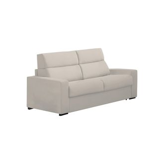 Dmora Sof&aacute; Fijo 2 Plazas Vialfre, Desenfundable, Hidr&oacute;fugo Hecho En Italia, Lavable, 180x95x100h Cm Beige