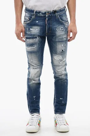 Dsquared2 Skater Fit Jeans with Distressed Effect 16cm Dsquared2