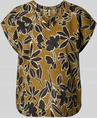 Soyaconcept Blusenshirt mit V-Ausschnitt Modell FEODORA in Khaki, Gr&ouml;&szlig;e XXL