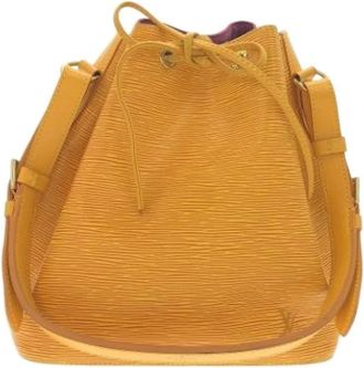 Louis Vuitton Pre-owned Bucket Bags, female, Yellow, Size: ONE SIZE Pre-owned Bucket Bag
