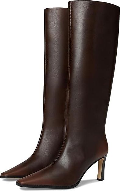 Darrah Heeled Boots Womens Boots Luggage : 6.5 M, Leather