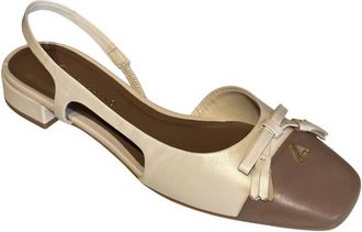 Carrano Womens Merida Slingback Ballerina Pumps In Mocha