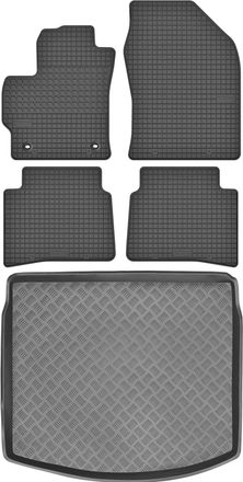 OEM Toyota Corolla Xii Kombi A Partir De 2018 Set - Alfombrillas De Goma Para Coche + Alfombrilla Para Maletero