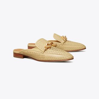 Tory Burch Jessa Woven Backless Loafer