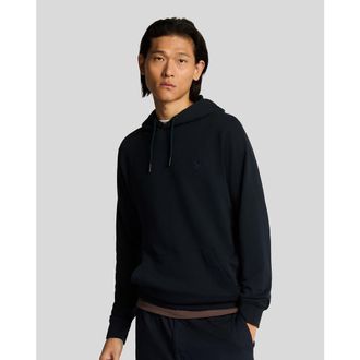 Lyle & Scott Superfine Cotton Loopback Hoodie in Dark Navy at Nordstrom, Size Xx-Large