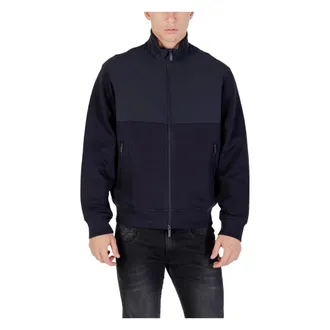 A|X Armani Exchange Heren, Sweatshirts & Hoodies, Blauw, Maat: XS Katoen