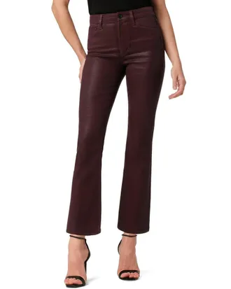 Joe's JOE S Jeans Womens Callie Rum Raisin Cropped Boot Jean Brown Size 26