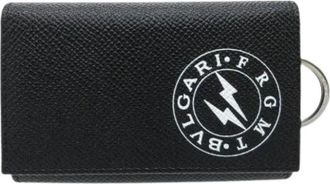 Bulgari Pre-owned Accessories, male, Black, Size: ONE SIZE Pre-owned Keycase