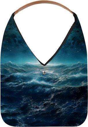 Generic Stars Nebula Reusable Lightweight Grocery Bags - Foldable Into Compact Pouch, Washable & Sturdy, Multipurpose for Shopping and Travel