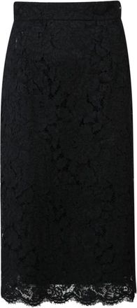 Dolce & Gabbana Midi Skirts - Dames - Midirokken - Zwart - XS - Katoen - Rokken