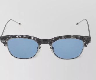 Thom Browne sunglasses metal frame tortoiseshell design