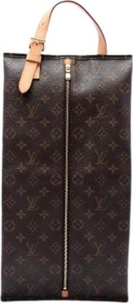 Louis Vuitton Pre-owned Schoenentas - Dames - Vintage Weekendtas - Bruin - ONE Size - Leer - Vintage