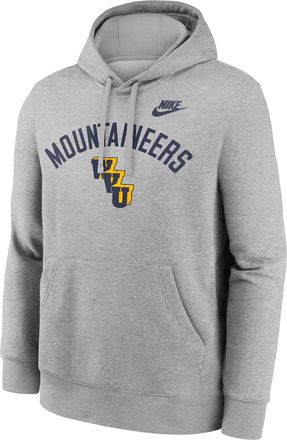 Nike West Virginia Legacy Arch Club Nike Mens College Pullover Hoodie in Grey | NKDK06GWVV-N9R