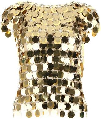 Paco Rabanne Dames, Blouses & Shirts, Geel, Maat: 2XS