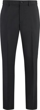 Department Five Wollen Blend Broek - Heren - Chinos - Zwart - W35 - Wol - Broeken