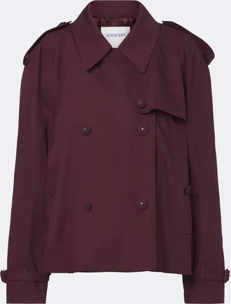 Burberry Mayfair wool twill trench jacket