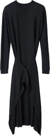 Christophe Lemaire Buttoned Dress In Merino Wool Blend