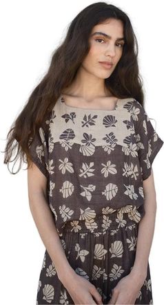 Ace & Jig Prudence Reversible Square Neck Top in Botanical at Nordstrom, Size 4X-Large