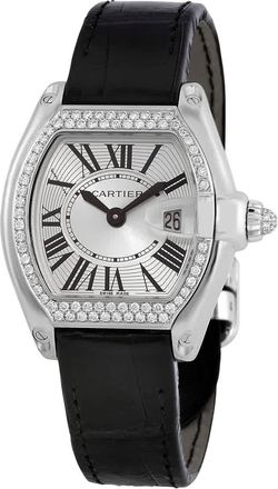 Cartier Roadster 18kt White Gold Diamond Ladies Watch WE500260