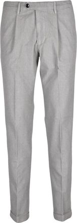 Michael Coal Slim-fit Broeken - Heren - Slim Fit Broeken - Grijs - W34 - Katoen - Broeken
