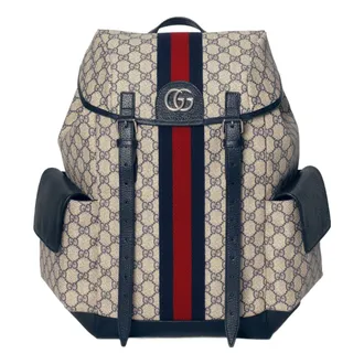 Gucci Ophidia GG Medium Backpack Beige Blue 598140-HUHAN-4079