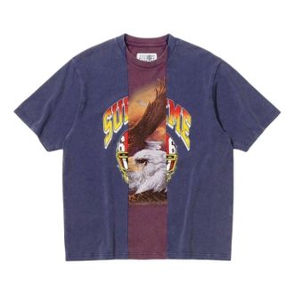 SUPREME x MM6 Maison Margiela Split S/S T-Shirt Navy SUP-SS26-104-NVY
